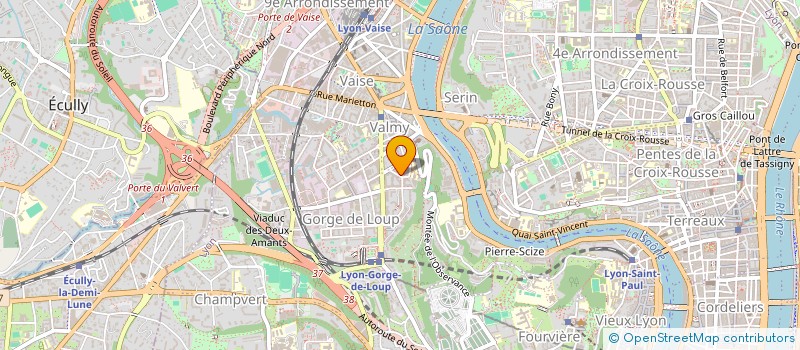 localisation de l'entreprise MADAME MERIEM MOUSSAOUI  LYON