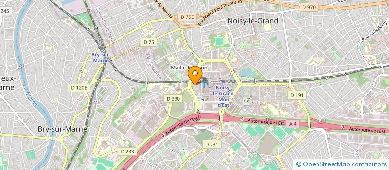 localisation de l'entreprise MADAME MERIEM NALLIAH  NOISY-LE-GRAND