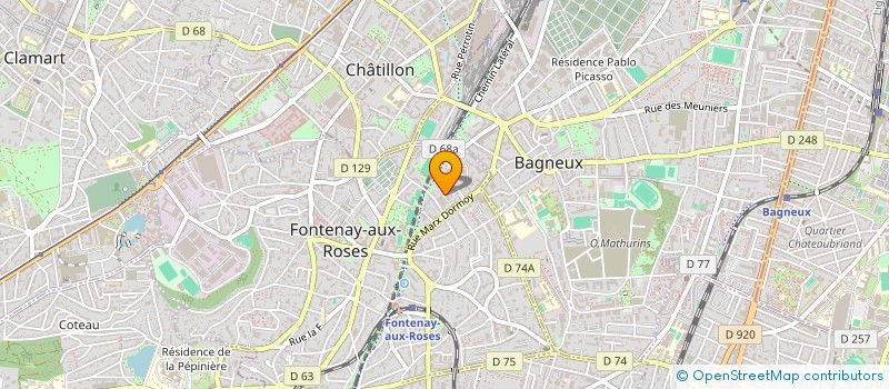 localisation de l'entreprise MADAME MERIEM NASRI à FONTENAY-AUX-ROSES