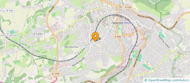 localisation de l'entreprise MADAME MERIEM NINA SAHRI à VOIRON