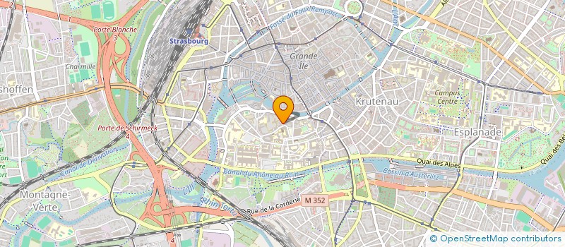 localisation de l'entreprise MADAME MERIEM RAHOUI  STRASBOURG