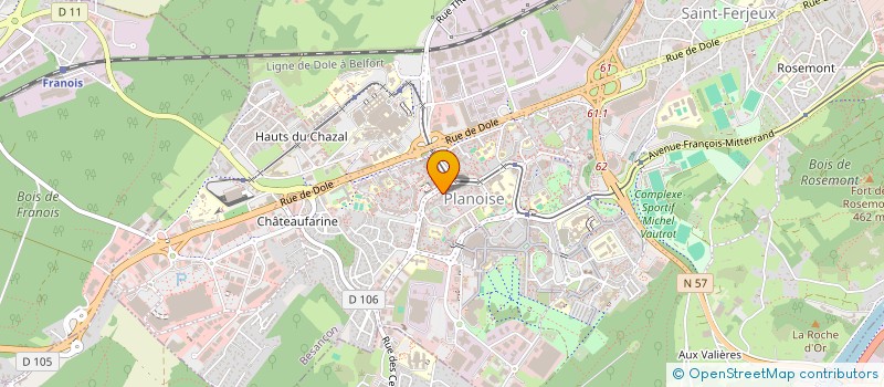 localisation de l'entreprise MADAME MERIEM RYM BENAISSA  BESANCON