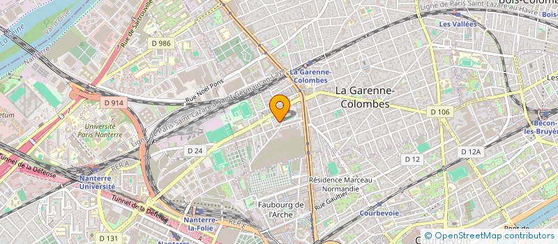 localisation de l'entreprise MADAME MERIEM SALHI à LA GARENNE-COLOMBES