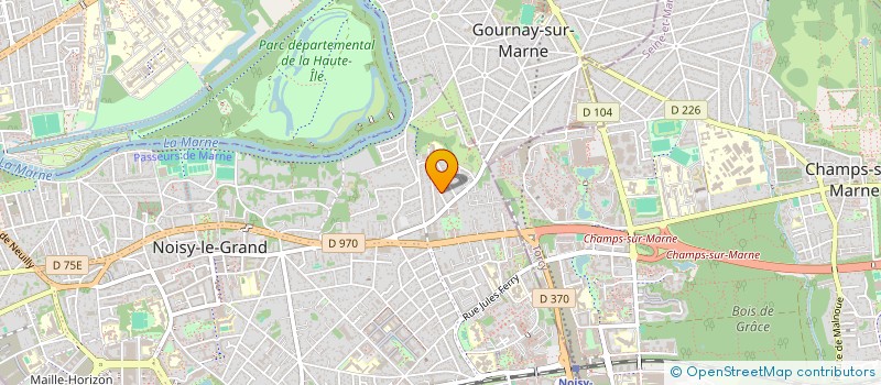 localisation de l'entreprise MADAME MERIEM SMAOUNE  NOISY-LE-GRAND