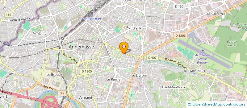 localisation de l'entreprise MADAME MERIEM SOUALMI à ANNEMASSE