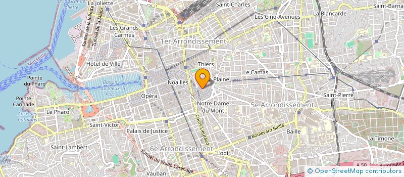 localisation de l'entreprise MADAME MERIEM TEBBOUCHE  MARSEILLE