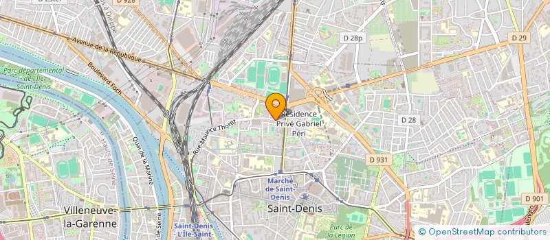 localisation de l'entreprise MADAME MERIEM ZOUITA à SAINT-DENIS