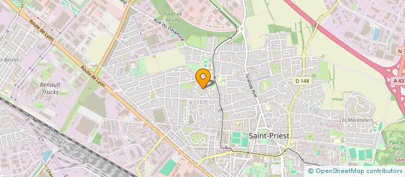 localisation de l'entreprise MADAME MERIEME GUIDOUME  SAINT-PRIEST