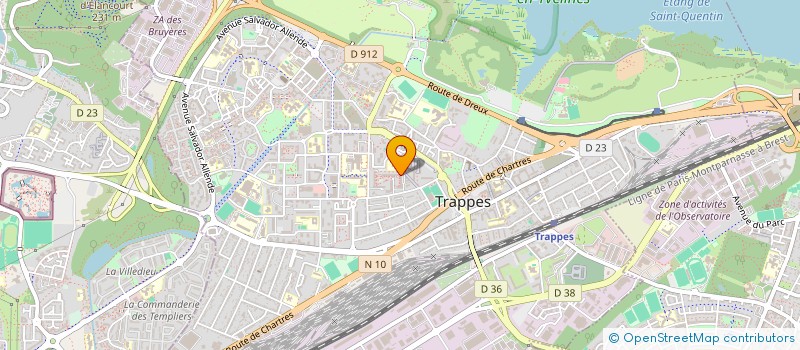 localisation de l'entreprise MADAME MERIEME KABRANE  TRAPPES