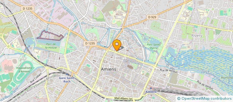 localisation de l'entreprise MADAME MERIETOU GUEYE  AMIENS