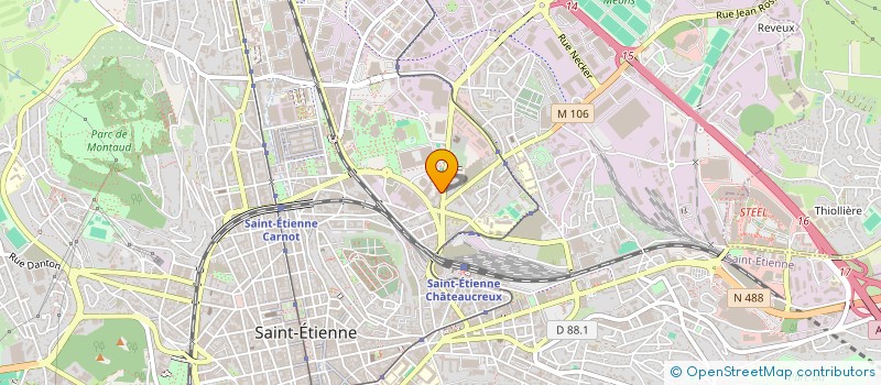 localisation de l'entreprise MADAME MERILIN SIMONIAN  SAINT-ETIENNE