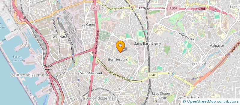 localisation de l'entreprise MADAME MERINA ACHOURI à MARSEILLE