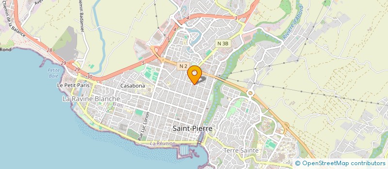 localisation de l'entreprise MADAME MERINE AMMANY à SAINT-PIERRE
