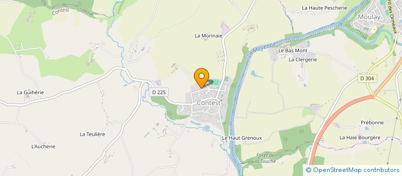 localisation de l'entreprise MADAME MERINE BREHIN  CONTEST