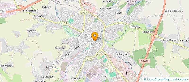 localisation de l'entreprise MADAME MERINISSA MATANGUIHAN  LOCMINE