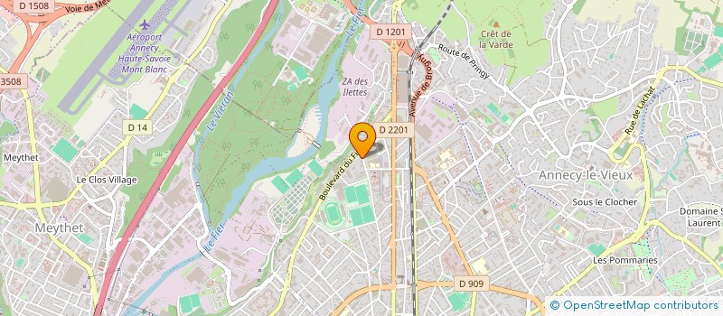 localisation de l'entreprise MADAME MERITA IBRAHIMI à ANNECY