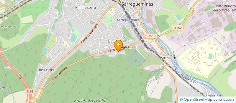 localisation de l'entreprise MADAME MERITA OSMANOVSKA  SARREGUEMINES