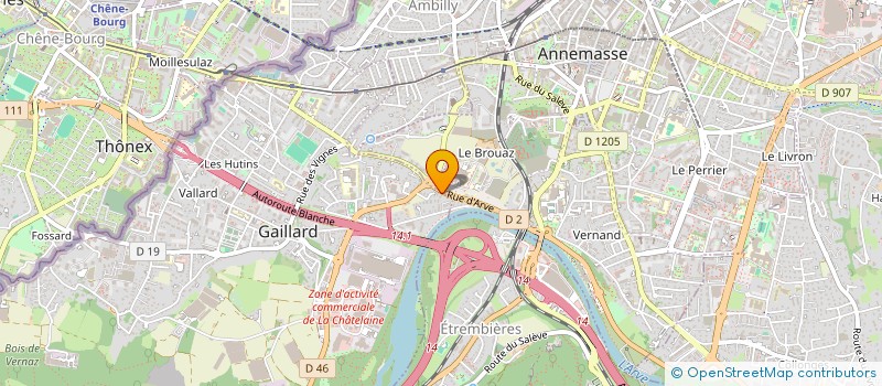 localisation de l'entreprise MADAME MERITA SHABANI à GAILLARD