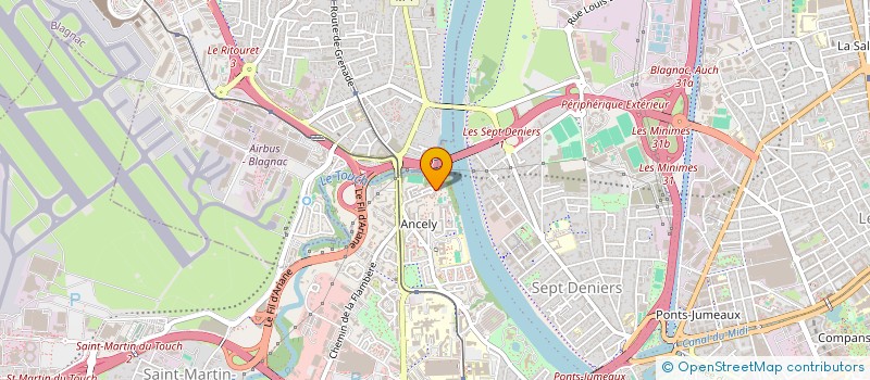 localisation de l'entreprise MADAME MERITXELL MARTIN  TOULOUSE