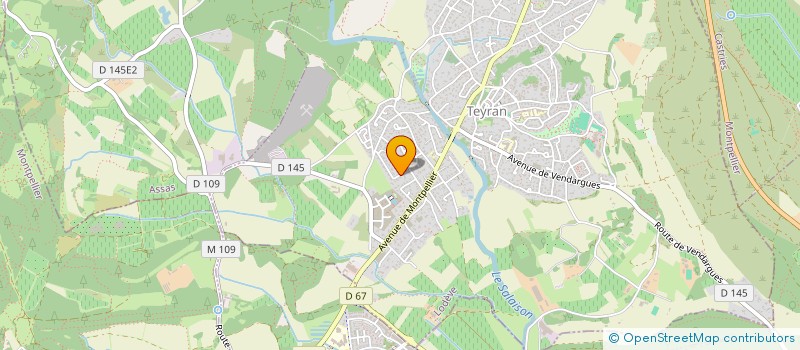 localisation de l'entreprise MADAME MERITXELL RIBOT POITEVIN  TEYRAN