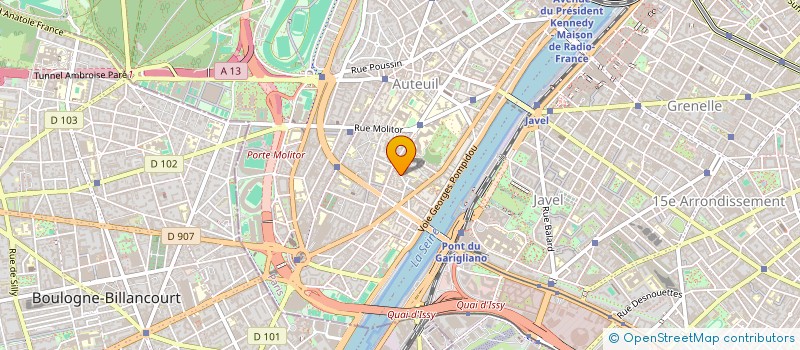 localisation de l'entreprise MADAME MERIYEM EL MOKHFI  PARIS