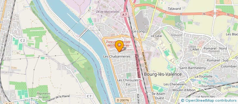 localisation de l'entreprise MADAME MERIYEN OSUNA à BOURG-LES-VALENCE