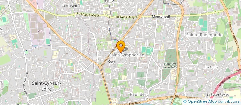 localisation de l'entreprise MADAME MERLINE DOBOU  TOURS