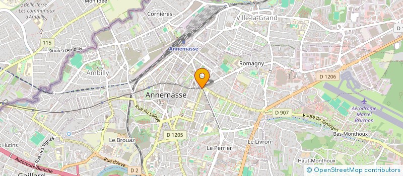localisation de l'entreprise MADAME MERLINE NDZIE à ANNEMASSE