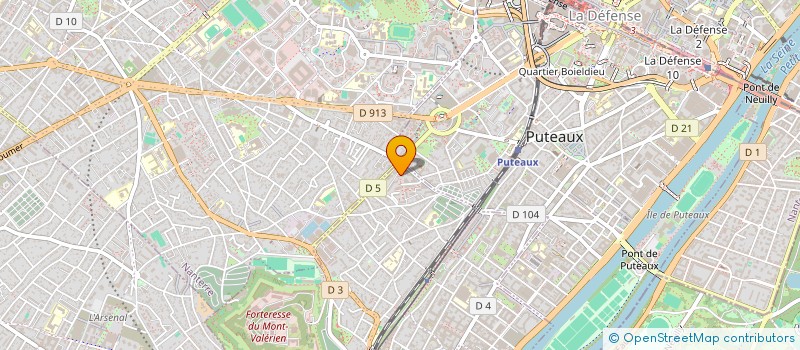localisation de l'entreprise MADAME MERLINE PIERRE à SURESNES