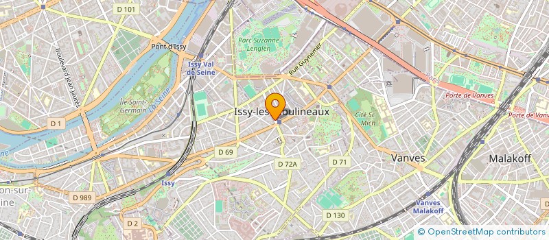 localisation de l'entreprise MADAME MERLYN BOHORQUEZ MELLADO à ISSY-LES-MOULINEAUX
