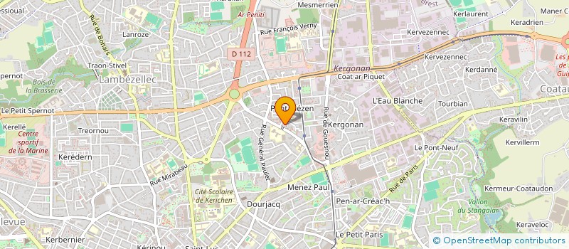 localisation de l'entreprise MADAME MERON BIRATU YIGLETU à BREST