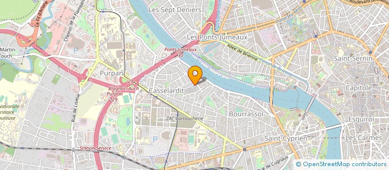 localisation de l'entreprise MADAME MEROUA MOKHTAR à TOULOUSE
