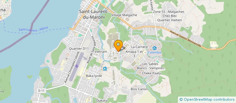 localisation de l'entreprise MADAME MERREL SAWME à SAINT-LAURENT-DU-MARONI
