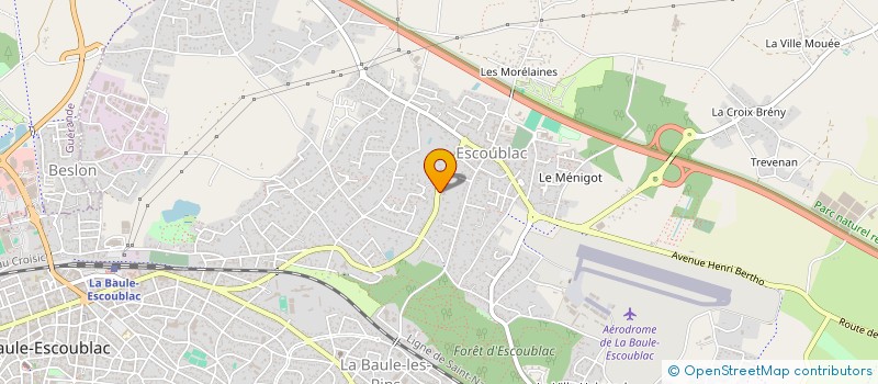 localisation de l'entreprise MADAME MERRIEL NADAL à LA BAULE-ESCOUBLAC