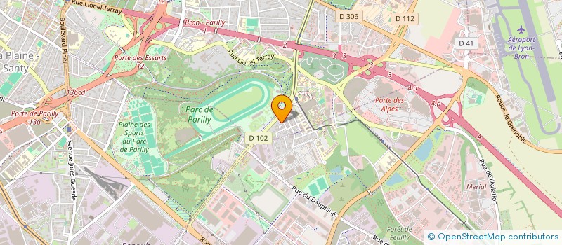 localisation de l'entreprise MADAME MERRYL COURTA  BRON