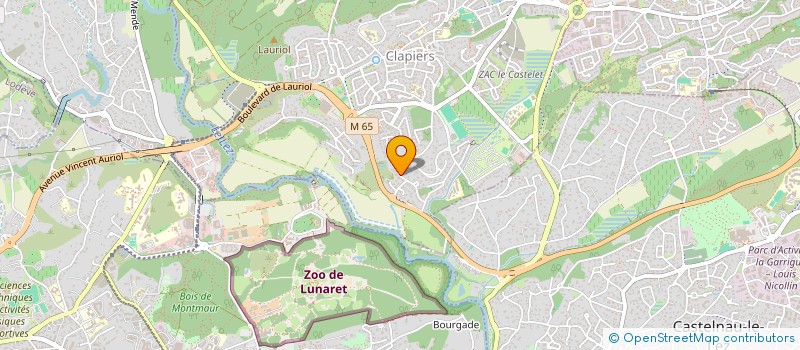 localisation de l'entreprise MADAME MERRYL-JANE GOTAS  CLAPIERS