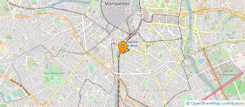 localisation de l'entreprise MADAME MERRYL SELLIER à MONTPELLIER