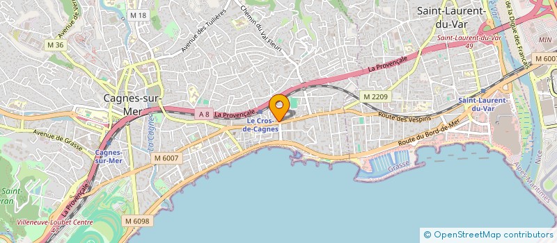 localisation de l'entreprise MADAME MERVE CELEBI à CAGNES-SUR-MER