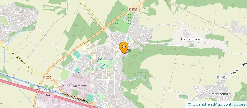 localisation de l'entreprise MADAME MERVE CELIK à BOURGOIN-JALLIEU