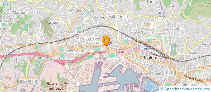 localisation de l'entreprise MADAME MERVE ER  TOULON