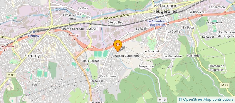 localisation de l'entreprise MADAME MERVE OCAK à LE CHAMBON-FEUGEROLLES