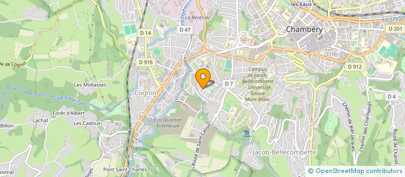 localisation de l'entreprise MADAME MERVE OZBAG à CHAMBERY