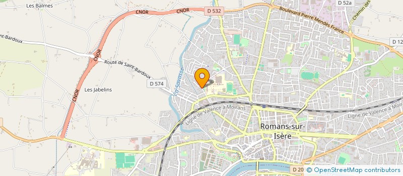 localisation de l'entreprise MADAME MERVE SIMSEK  ROMANS-SUR-ISERE