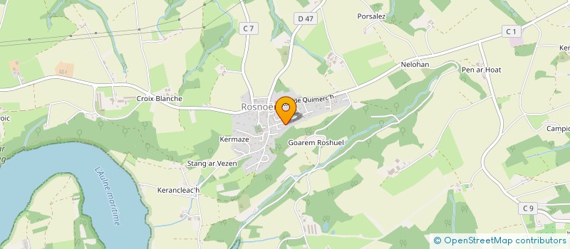 localisation de l'entreprise MADAME MERVE TETEY  ROSNOEN