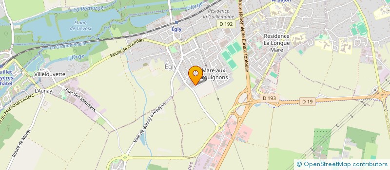 localisation de l'entreprise MADAME MERVEILLE ANAGO  EGLY