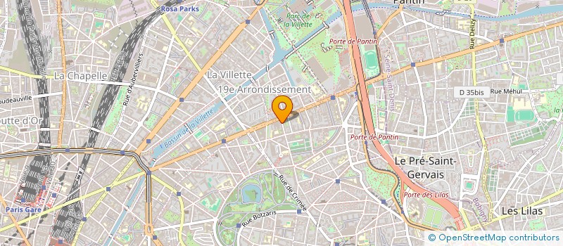 localisation de l'entreprise MADAME MERVEILLE KISSAMBOU  PARIS