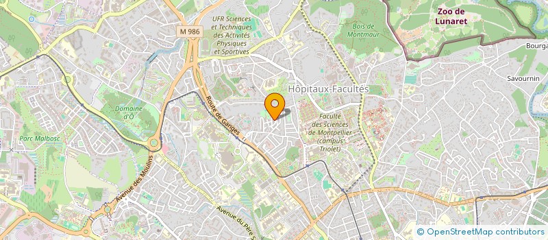 localisation de l'entreprise MADAME MERVEILLE MENGUE à MONTPELLIER
