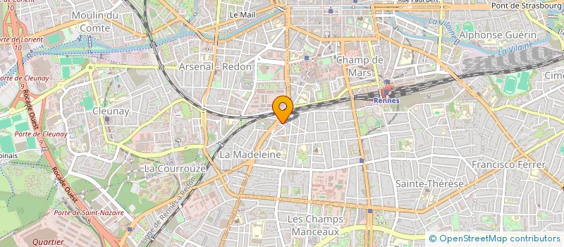 localisation de l'entreprise MADAME MERVETA KASTRATI  RENNES