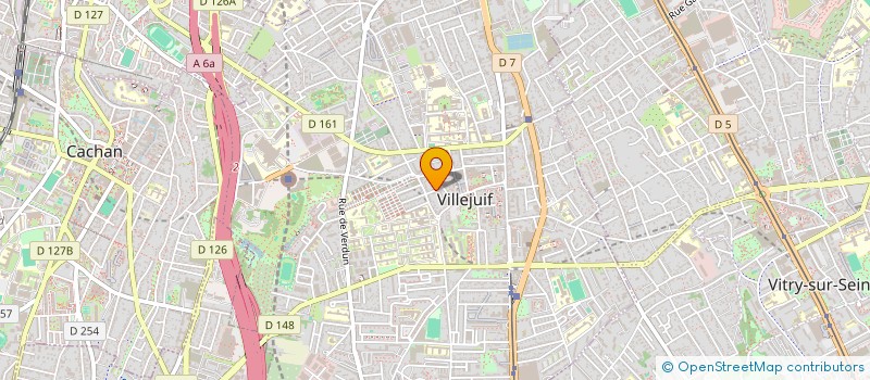 localisation de l'entreprise MADAME MERY ABERGEL  VILLEJUIF