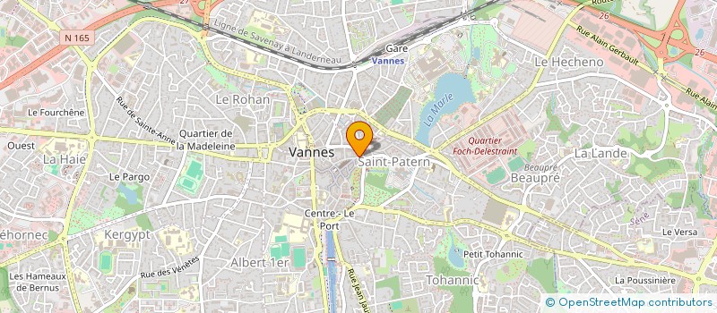 localisation de l'entreprise MADAME MERY BEUVE à VANNES